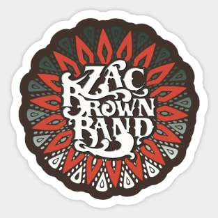 zac brown Sticker